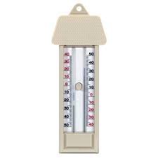 Thermometer Maximum And Minimum Six’s Without Shade